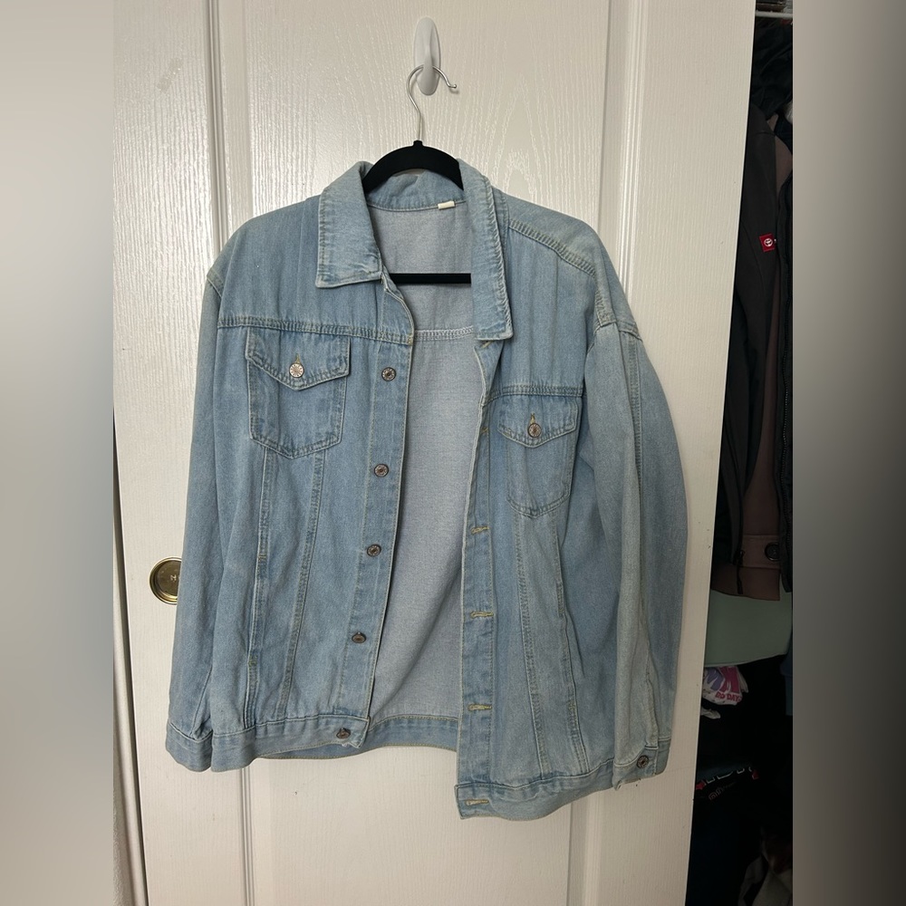 oversized denim jacket